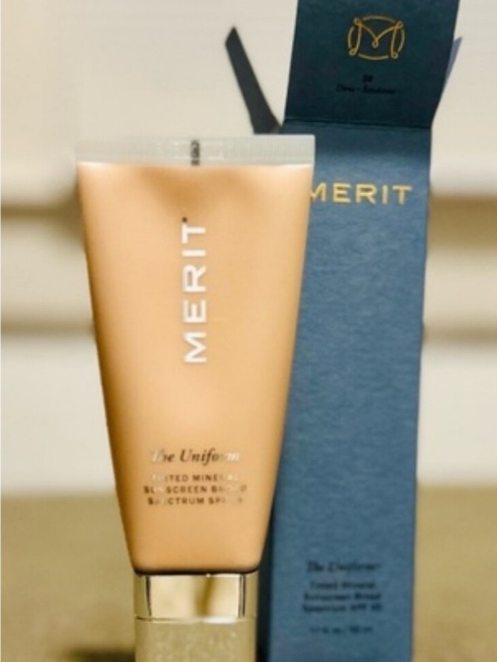 MERIT The Uniform Tinted SPF Moisturizer 26 Dune - Sandstone - Picture 2 of 2